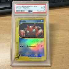 Pokémon Krabby Expedition base set 2002 Reverse holo common #115 PSA 9 Mint on eBay