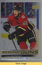 2018 Upper Deck Young Guns Speckled Rainbow Foil Morgan Klimchuk #204 READ z1b