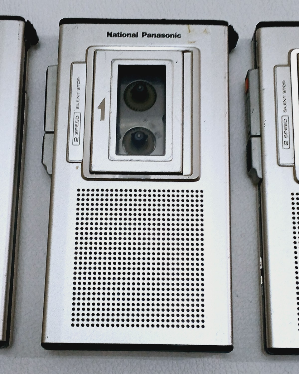 3X National Panasonic RN-Z06 Micro Cassette Recorder- For Parts
