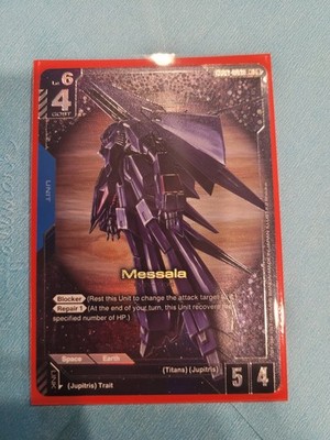 Messala GD03-003 R+ - Alt Art - Steel Requiem - Gundam TCG