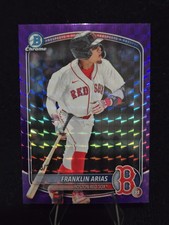2025 Bowman Draft - Chrome Franklin Arias #BDC-13 Purple Geometric Refractor...