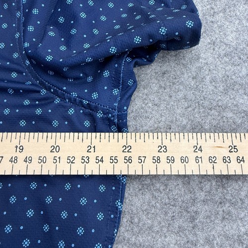JACHS Camicia Uomo con Bottoni Casual Abbigliamento Quotidiano, Relaxed, Motivo Blu, L NUOVA - Foto 8 di 11