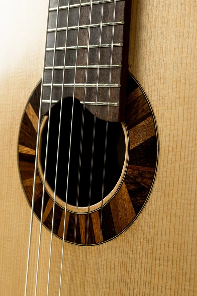 7 strings Classic Guitar Order Deposit - All Solid Woods Brazil Zorrer Luthier - Image 4 of 4