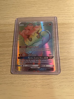 Marshadow gx Pokémon card 2017 rainbow | eBay