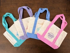 Trader Joe’s  Bags – Set of 4 – Multicolor Reusable Shopping Tote Lot