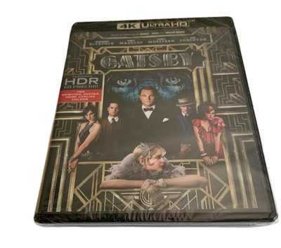 The Great Gatsby 4K UHD Blu-ray Leonardo DiCaprio Carey Mulligan Tobey Maguire