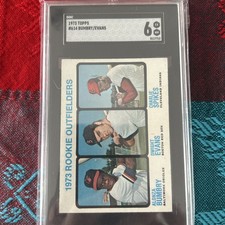 1973 Topps #614 Rookie Outfielders Dwight Evans Al Bumbry RC PSA 6 Graded Card