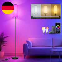 Led Stehlampe,Wifi Rgbcw Stehlampe Wohnzimmer,9W E27 Dimmbar, Stehleuchte Mit Ap