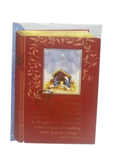 Nativity-Inspired Religious Christmas Card  With Envelope