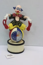 Vintage Novelty Circus Clown Clock 1960’s talking alarm clock