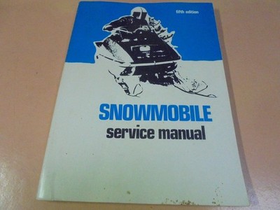 Vintage 1971 Snowmobile Service Manual Technical Publications 5th Ed.