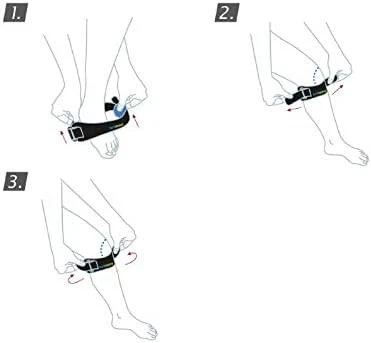 Correa de rótula Actimove ajustable universal negra Foto 3 de 3
