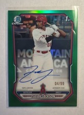 2026 Bowman Isaiah Jackson Chrome Prospect Autograph #CPA-IJ Green Refractor /99
