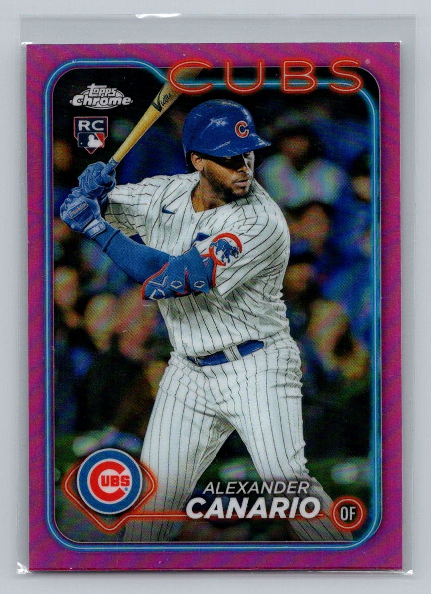 2024 Topps Chrome #174 Alexander Canario Pink Refractors RC Rookie