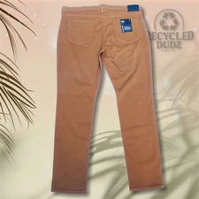 NWT $199 PAIGE Men's 40 Lennox Slim Fit Transcend Rayon Blend Jeans Amber Honey