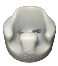 Bumbo Infant Floor Seat Baby Sit Up Chair with Adjustable Safety Harness, Taupe