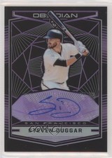2019 Chronicles Obsidian Electric Etch Purple Prizm 70/99 Steven Duggar Auto n1u