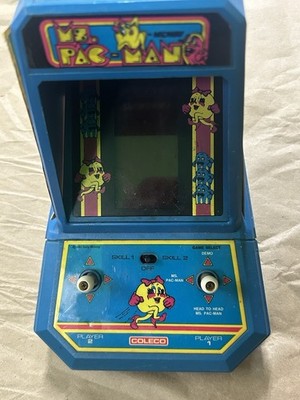 Vintage Coleco Ms Pac-Man Tabletop Mini Arcade Video Game 1981 Midway