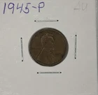 1945-P AU Lincoln Wheat Penny