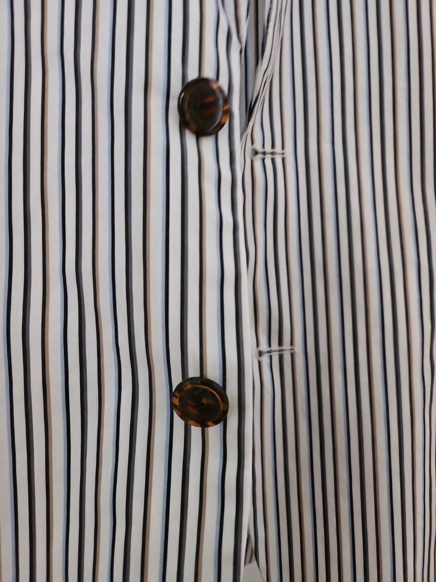 Kiko Kostadinov RIA White Striped Ventilation Blazer Jacket Kiko Kostadinov RIA White Striped Ventilation Blazer Jacket