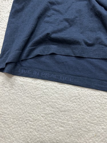 Lululemon Shirt Mens XL Blue Long Sleeve Metal Vent Tech Performance Gym - Picture 4 of 8