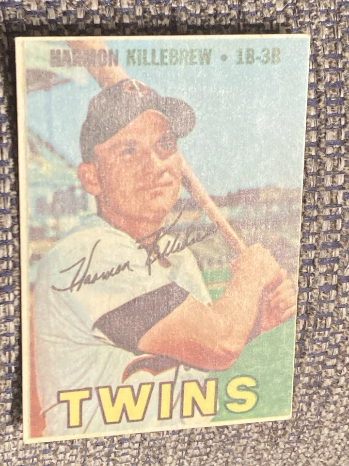 1967 Venezuela Topps Baseball Harmon Killebrew #206 MC Nice Front Surface HOF! - Image 2 of 4