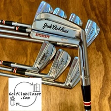 Vintage MacGregor Jack Nicklaus Autograph 270 Iron Set / 2-9i Steel Shafts