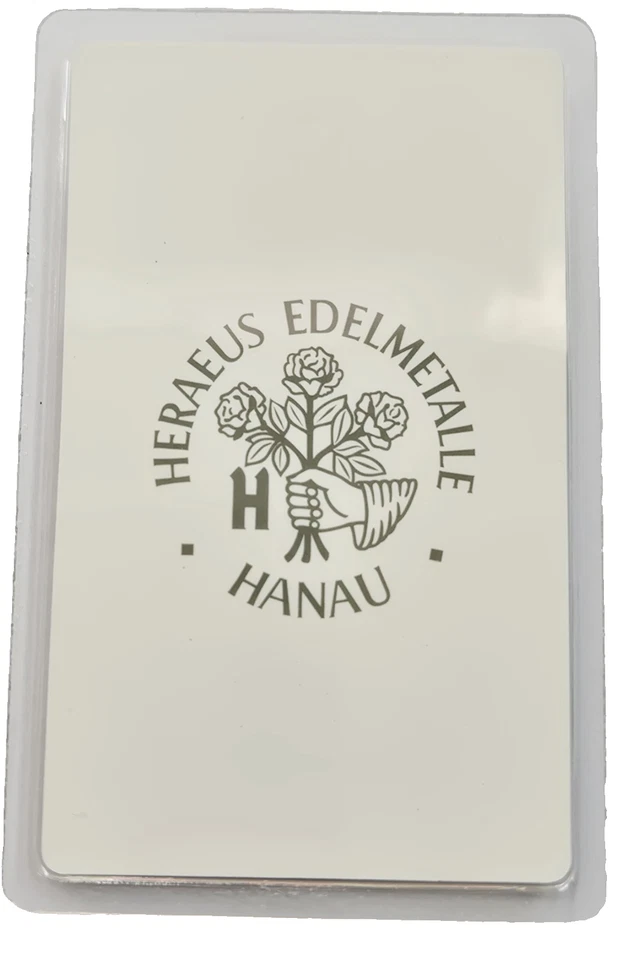 Heraeus Silberbarren 1 Unze Feinsilber 999,9 verpakt - Bild 2 von 3