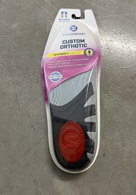 Sofcomfort Custom Orthotic Insole W Sz 5-11 Memory Foam Silvadur Odor Protection