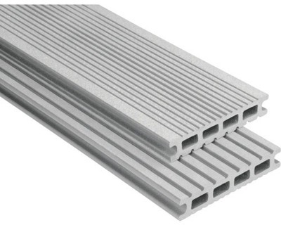 Konsta WPC Terrassendiele Futura grau gebürstet 3500 x 145 x 26 mm