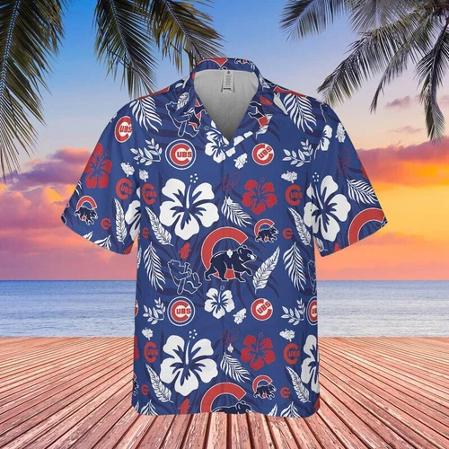 Chicago Cubs Hawaiian Aloha Shirt