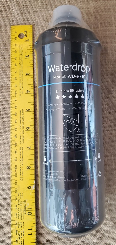 Waterdrop WD-RF10 Replacement Water Filter For 10-UA 10-UB 10-UC Sealed