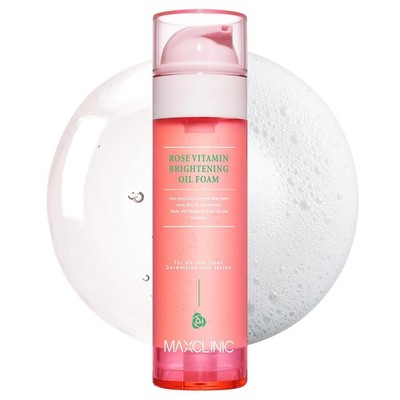K-Beauty Rose Vitamin Oil to Foam 3.88 fl oz - Pore Minimizing Cleanser