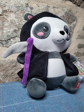 Peluche Halloween Kawaii Kuty Death Panda 11" Emiko Grim Reaper orsacchiotto Regno Unito BN