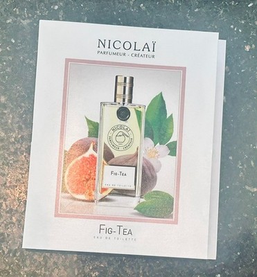 Nicolai Parfumeur Fig-Tea Eau de Toilette EDT Sample Spray 1.8ml RARE & NICHE