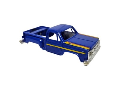 Schaper Stomper Blue Chevy Scottsdale Body ONLY Pickup Truck