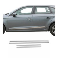 SeitentüRleiste TüRleisten TüRschutzleisten FüR Volvo S60 2009-2018 Edelstahl 4X