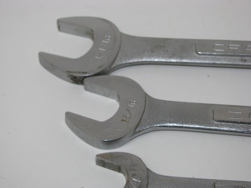 Vintage USA Craftsman Double Open End Wrench 5pc Lot SAE V VV 5/8 1 1/8 1 7/8 - Picture 6 of 9
