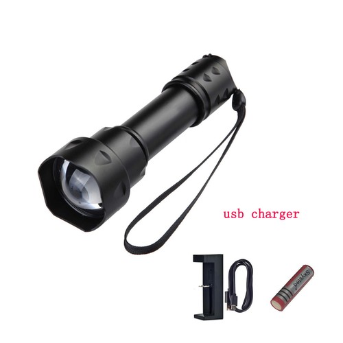 UniqueFire T20 Zoomable 810nm 850nm 940nm LED Infrared Hunting Flashlight - Picture 12 of 12