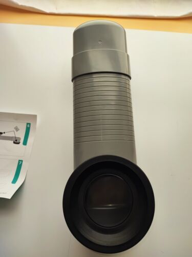 WC-Versprungbogen Etagenbogen waagerecht Rohrdurchmesser 90mm Länge 145-345mm - Bild 7 von 10