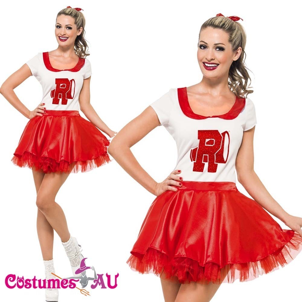 Sandy Cheerleader Licensed Grease Costume Adult Sandy Cheerleader Licensed Grease Costume Adult