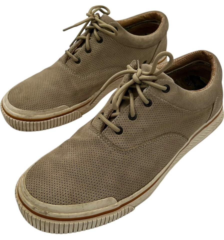 Tommy Bahama Rum Runner TB-115 82-Mushroom Hombre Gamuza Zapatos de Cubierta Talla 10.5 Foto 4 de 4