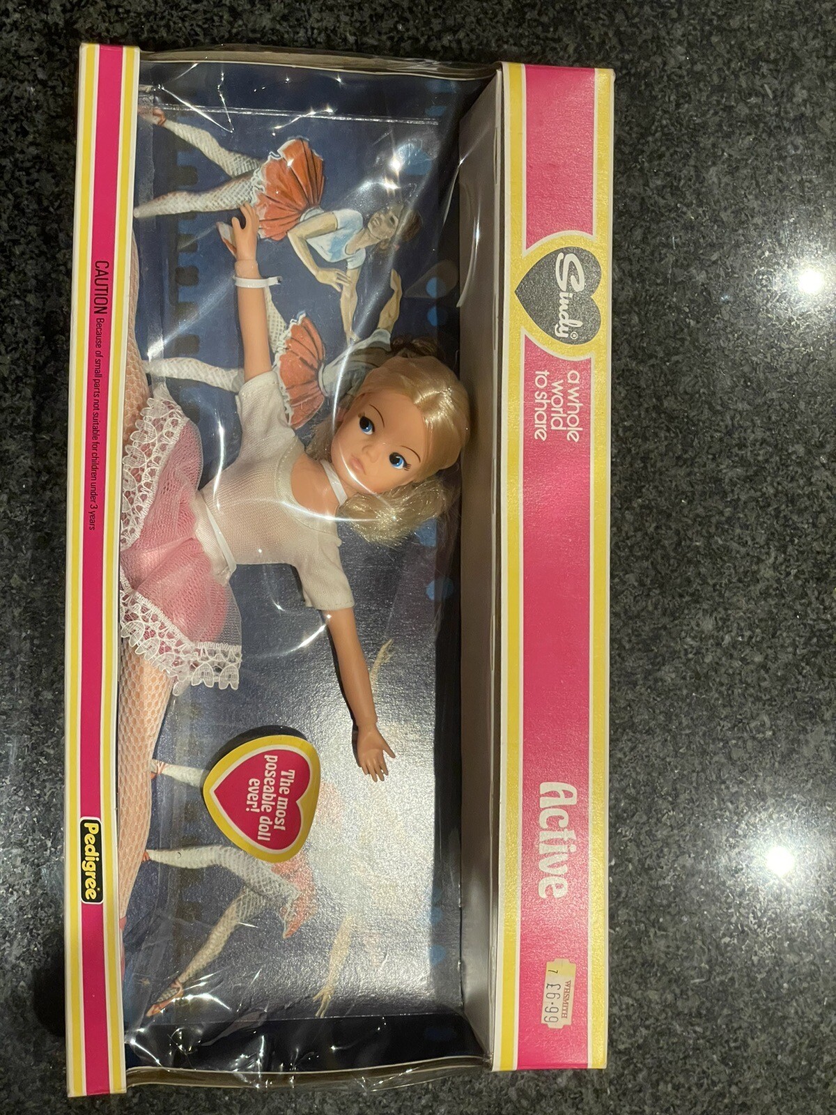 1978 Vintage Pedigree Boxed Active Sindy Doll Ballerina Beautiful