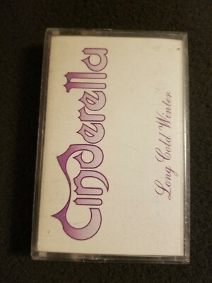 CINDERELLA Long Cold Winter Cassette Tape 1988