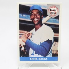 Ernie Banks Promo Baseball Card 1992 Front Row #1 Chicago Cubs