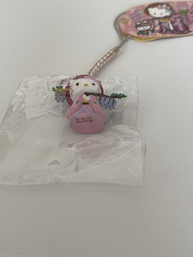Sanrio Hello Kitty GOTOCHI charm strap Shiga Otsu Efuji Musume Limit 2006 - Picture 6 of 6