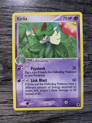 2006 Pokémon Ex Dragon Frontiers #32 Kirlia Mint!
