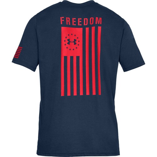 Camiseta Under Armour Para Hombre Atlética UA Bandera de la Libertad Mangas Cortas 1333350 - Imagen 10 de 30