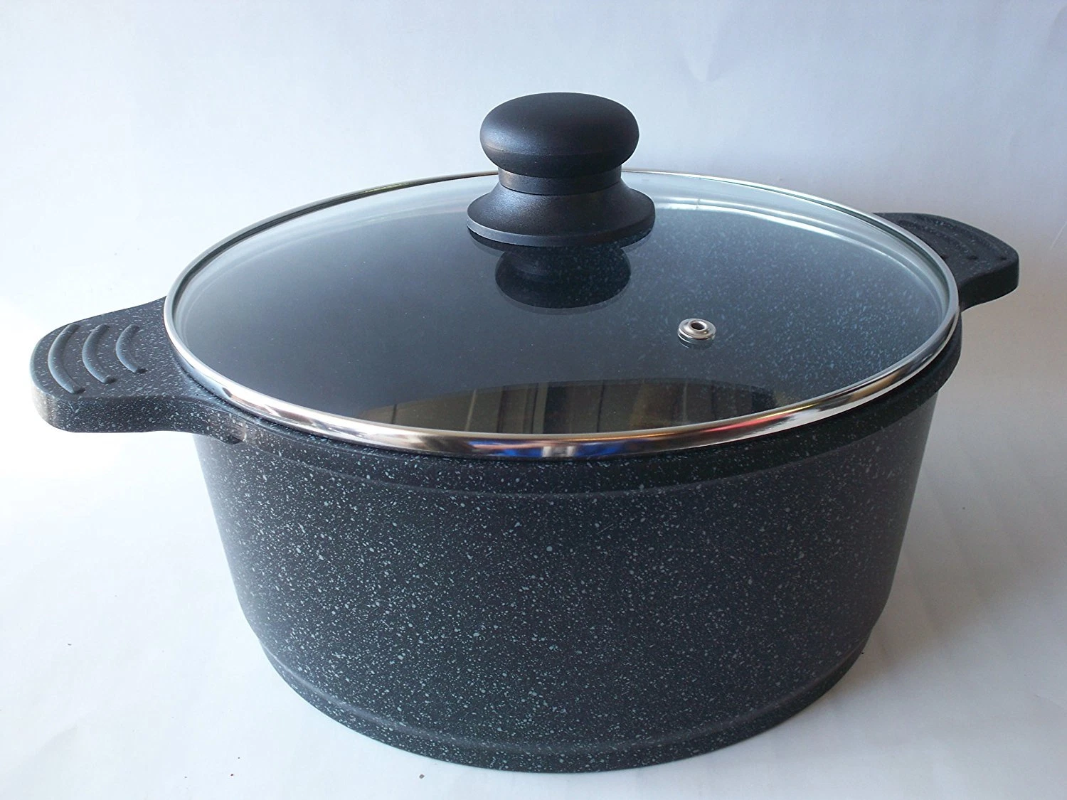 Ceramic Marble Coated Cast Aluminium 6 qt. Stockpot Non Stick Cookware (26 cm )