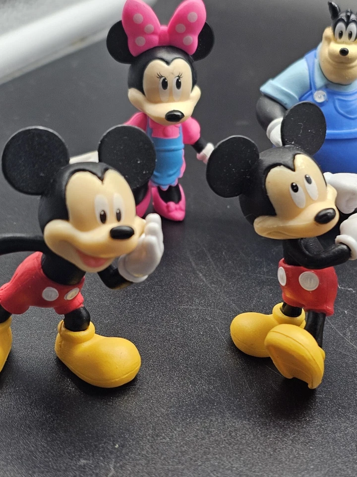 Disney Mickey Minnie Lucas Pete PVC Figuras Decoración de Pasteles Juguete Lote 2-3" Lote de 11 Foto 4 de 4